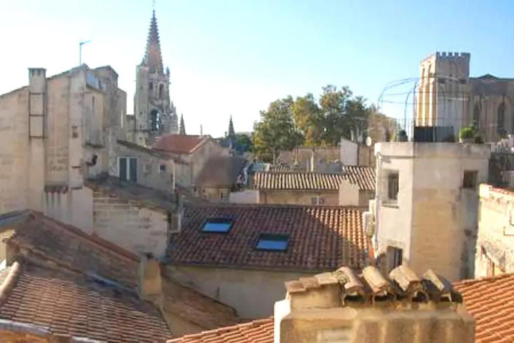 Magnifique Appartement De Charme Avec Vue Sur Le Palais Des Papes A Avignon Wifi Gratuit Exterior foto
